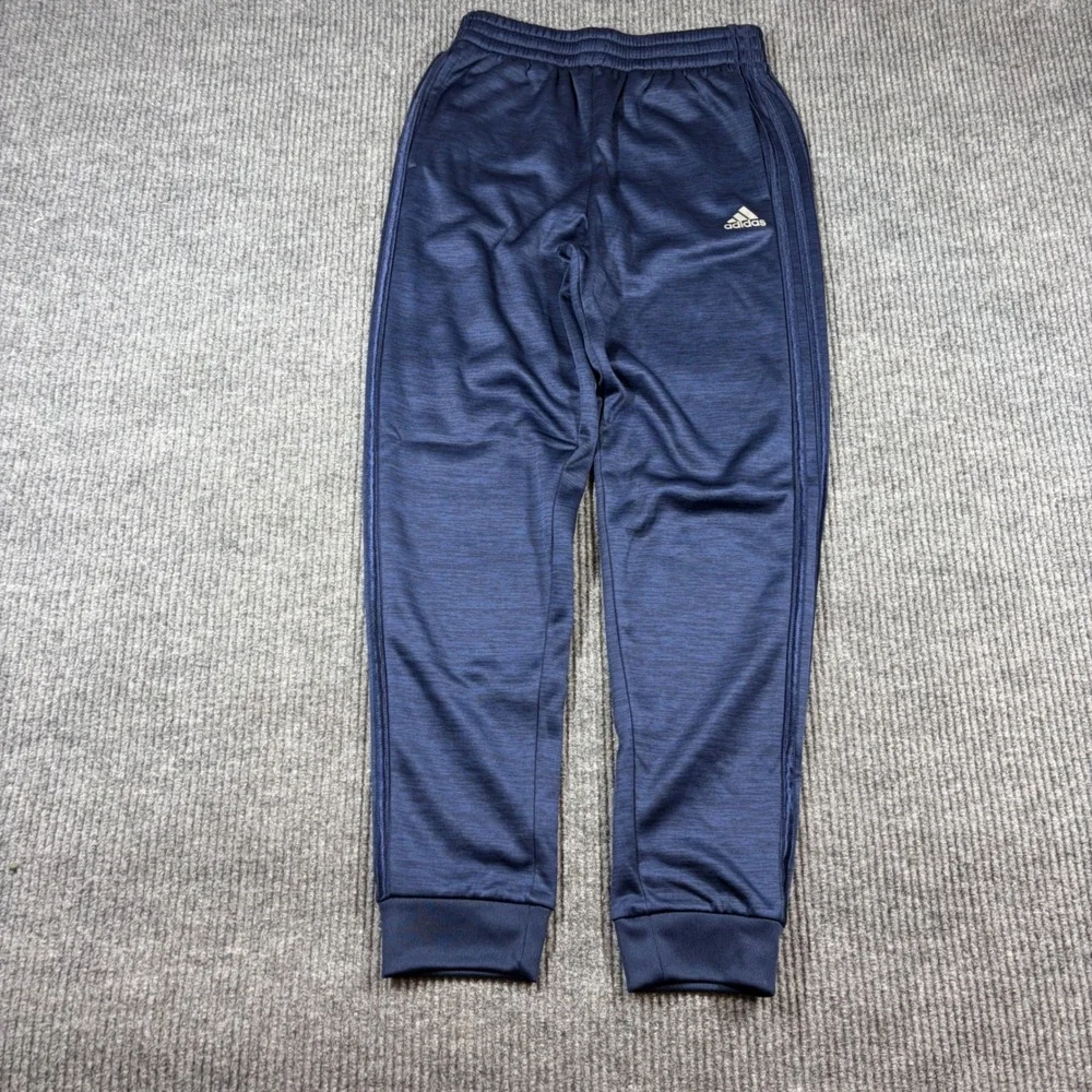 Adidas‎ Mens Blue Regular Fit Jogger Sweatpants Size L 14/16 Track Pants